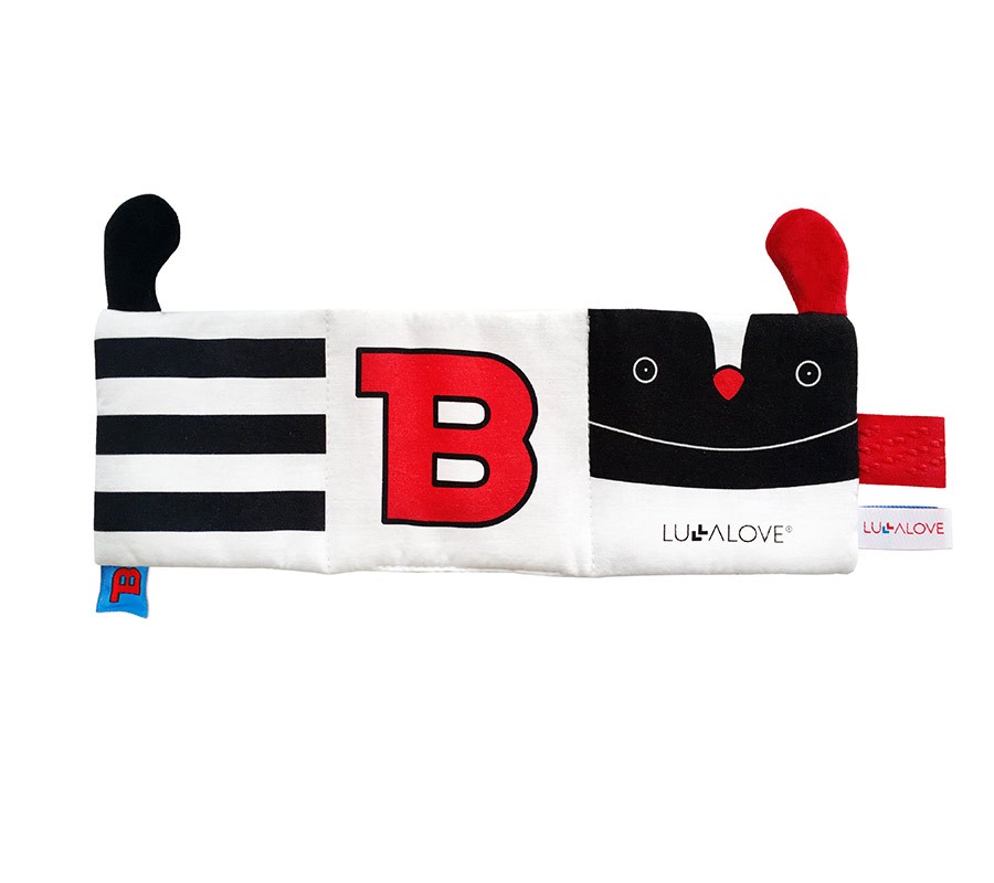 Lullalove Książeczka Kontrastowa MRB 0+