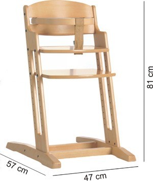 Baby Dan Krzesło DANCHAIR Ciemny Brąz 6m+