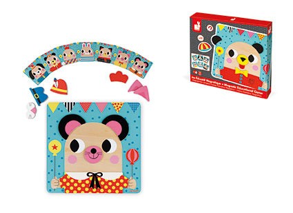 Janod Układanka magnetyczna Zwierzątka 2-5 lat