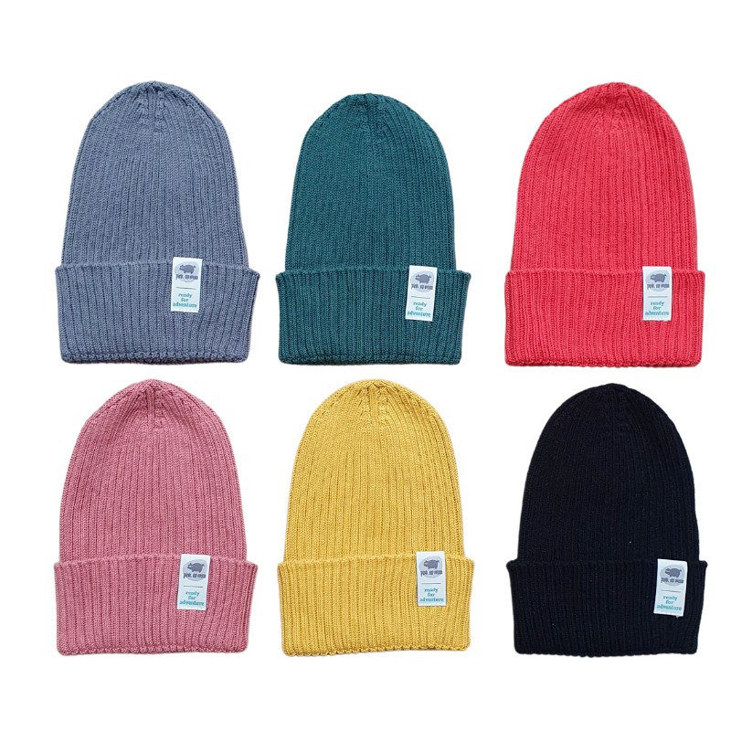 Czapka Beanie Pink No More Czarna 0-24 msc