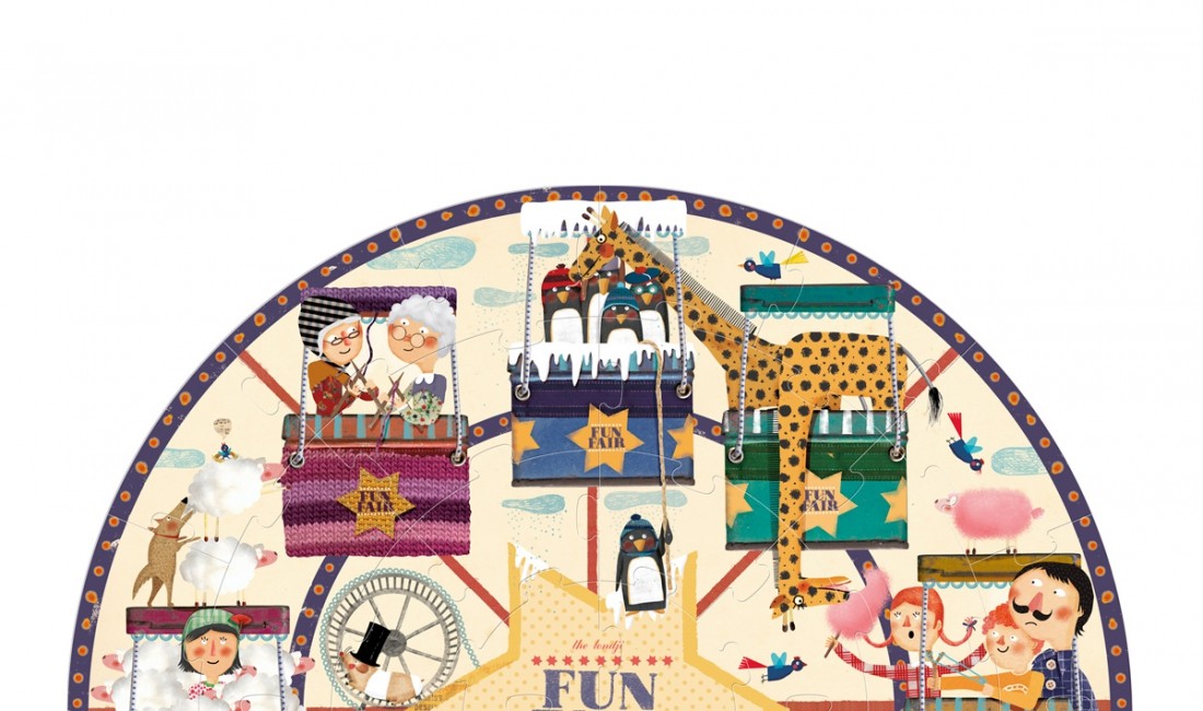 Londji Puzzle Okrągłe Fun Fair 36 elementów 3+