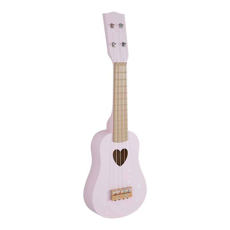 Little Dutch Gitara Drewniana Różowa 3+