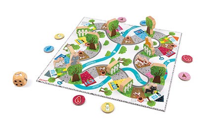 Janod Gra wyścig Koty 6-12 lat 2-4 graczy