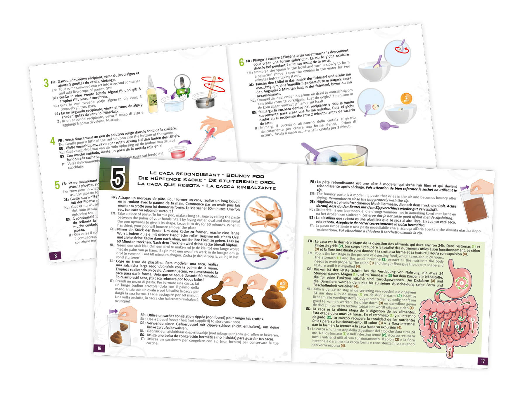 Buki, Mini lab eksperymenty fuj  
