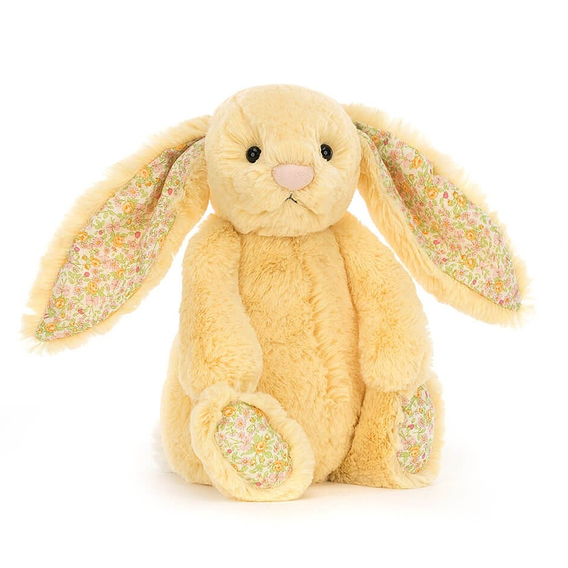 Jellycat Króliczek Kwieciste Uszy Żółty 31cm 0+