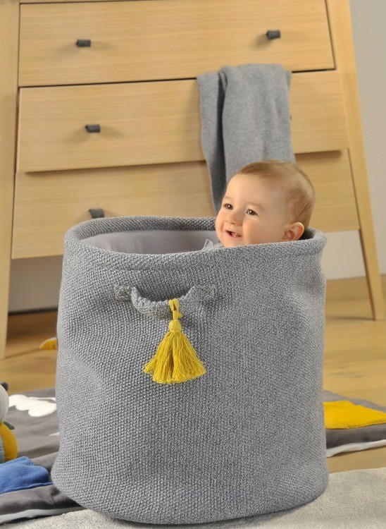 Kikadu Kosze na Akcesoria Panda 3 szt. | Pokój Dziecięcy