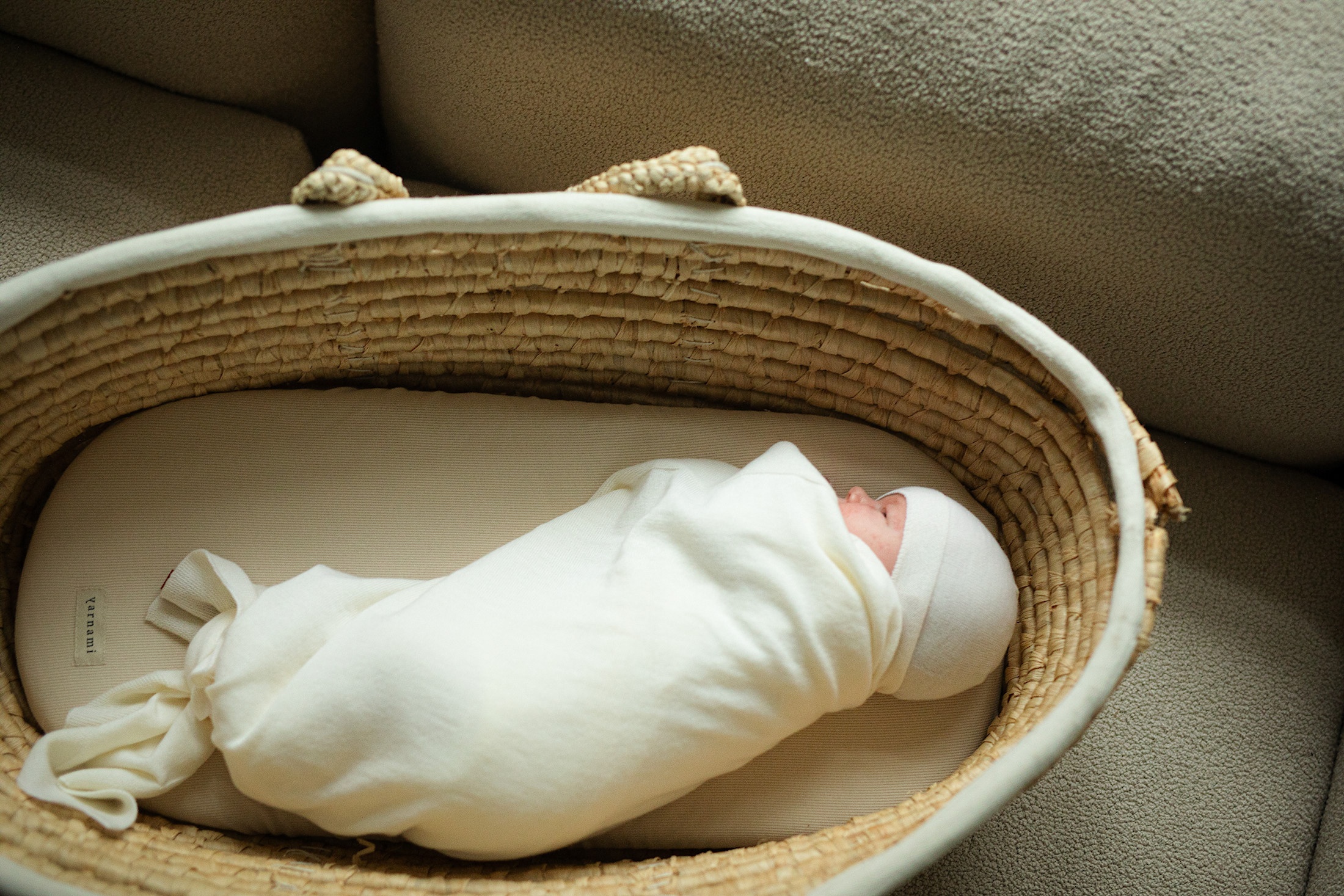 YARNAMI Zestaw Merino Cozy Kocyk i Czapeczka