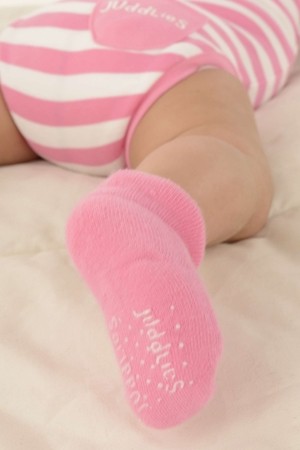 Juddlies Body Sachet Pink Stripe 12-18 m