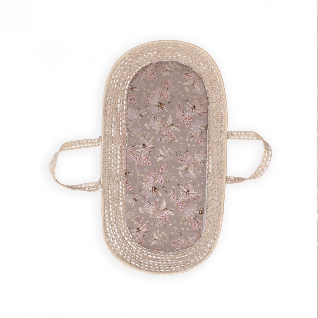 BabySteps Prześcieradło do gondoli Cherry dark 0+