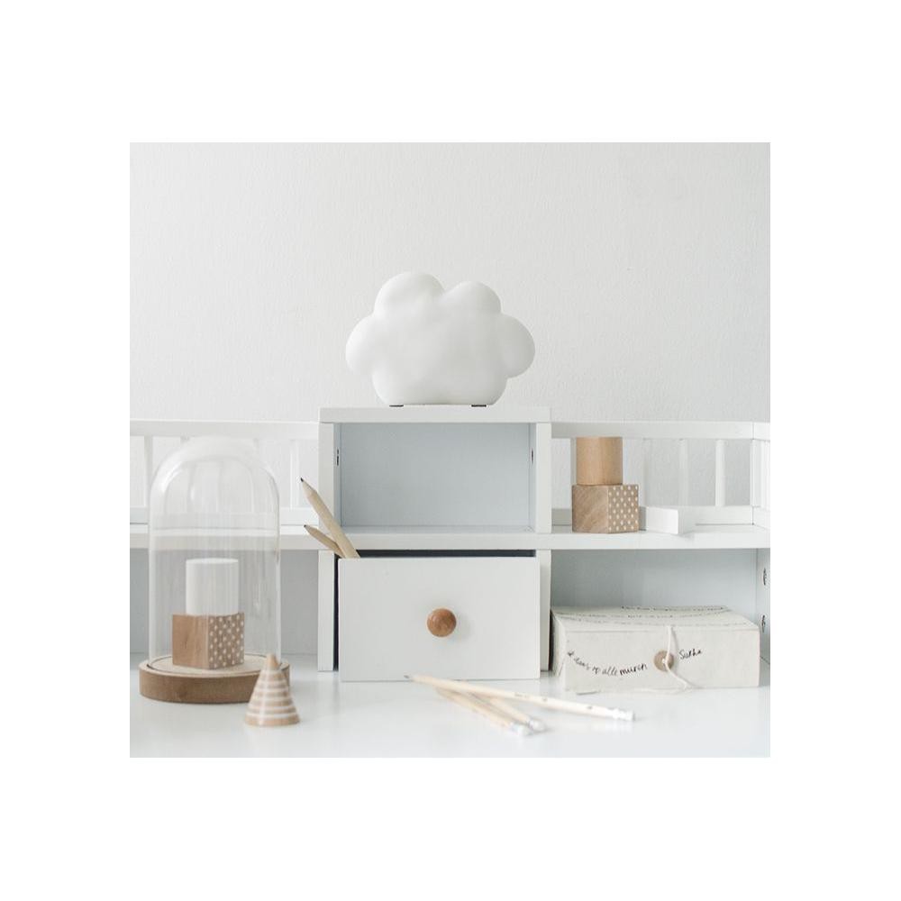 JaBaDaBaDo Lampka nocna chmurka Biała 0+