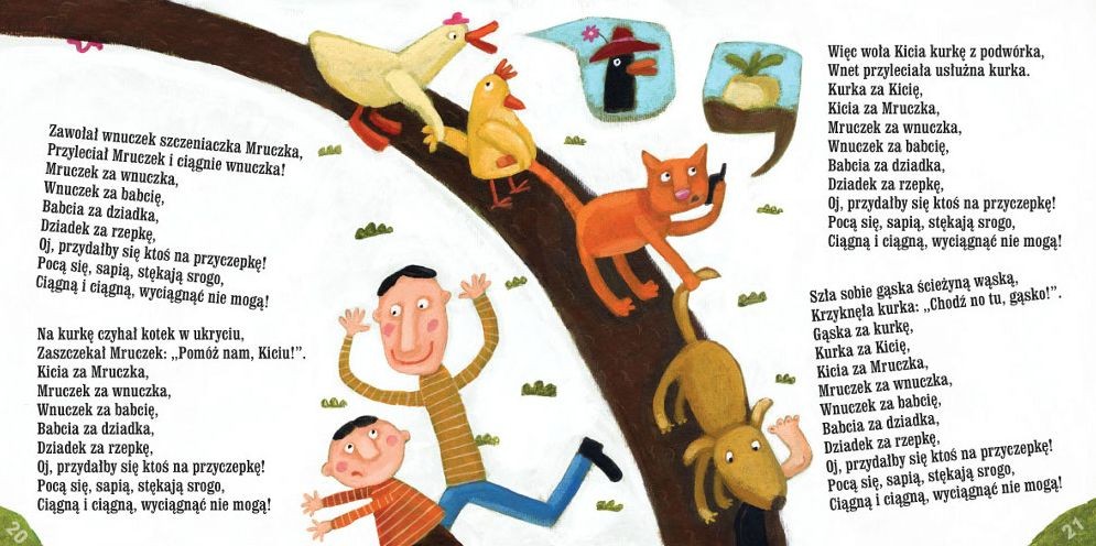 Bajka "Rzepka" Julian Tuwim - Książka Edukacyjna 4+