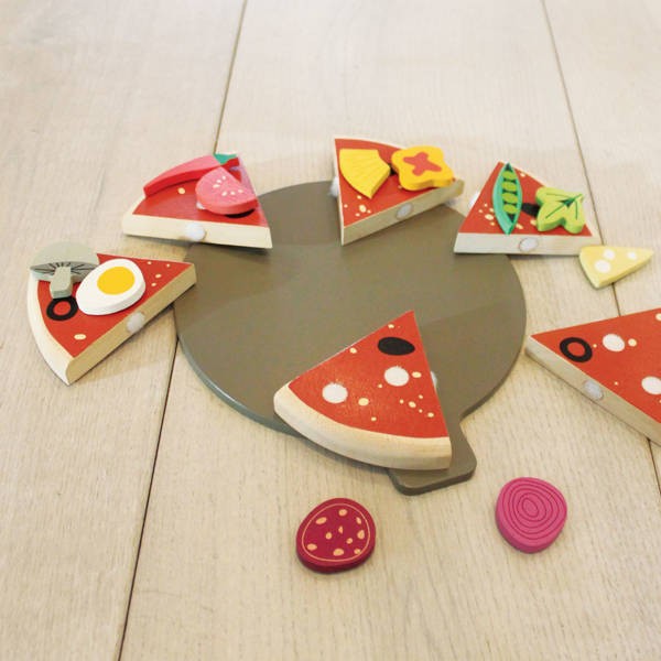 Tender Leaf Toys Drewniana Pizza z Dodatkami 3+