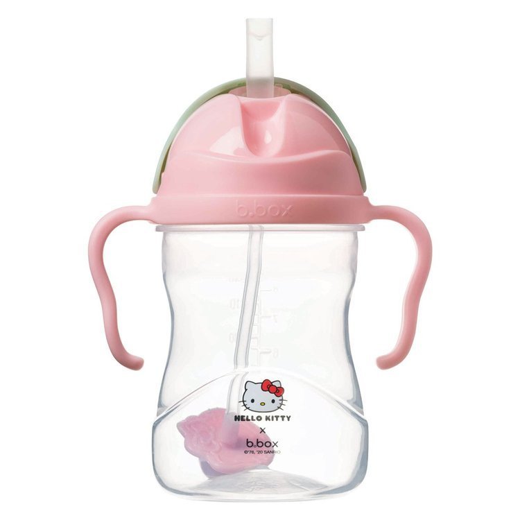 b.box Bidon ze słomką Hello Kitty Candy Floss 240 ml 6m+