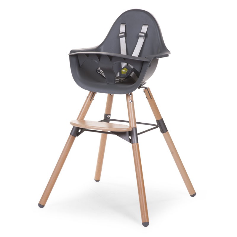 Krzesło Evolu 2 Natural Anthracite 6m+ | Childhome