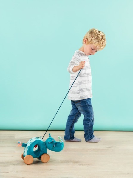 Lilliputiens Nosorożec Marius Zabawka do ciągnięcia 12m+