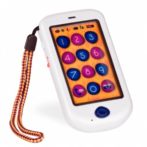 Btoys Telefon Dotykowy HiPhone Perłowy 12m+