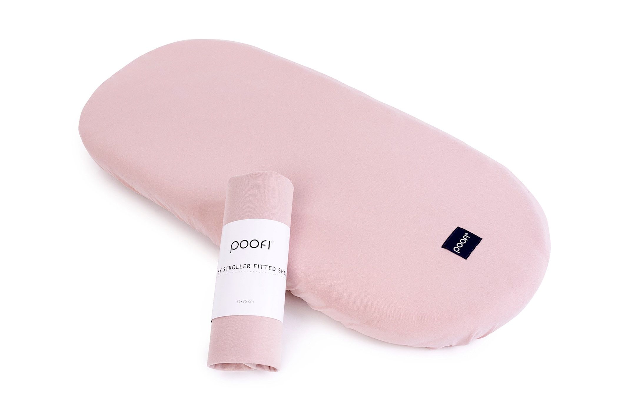 Poofi Prześcieradło do gondoli Organic piwonia 35x75cm