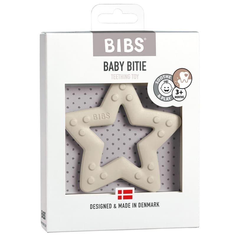 Gryzak BIBS Baby Bities Star Ivory - 0+