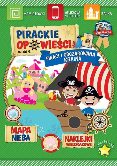 Pirackie opowieści 5: Piraci i odczarowana kraina | Naklejanki 3+