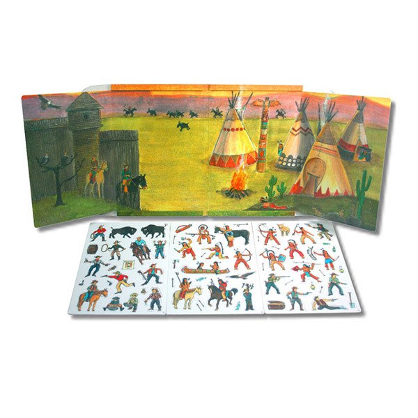 Egmont Toys Układanka Magnetyczna Kowboje i Indianie 3+