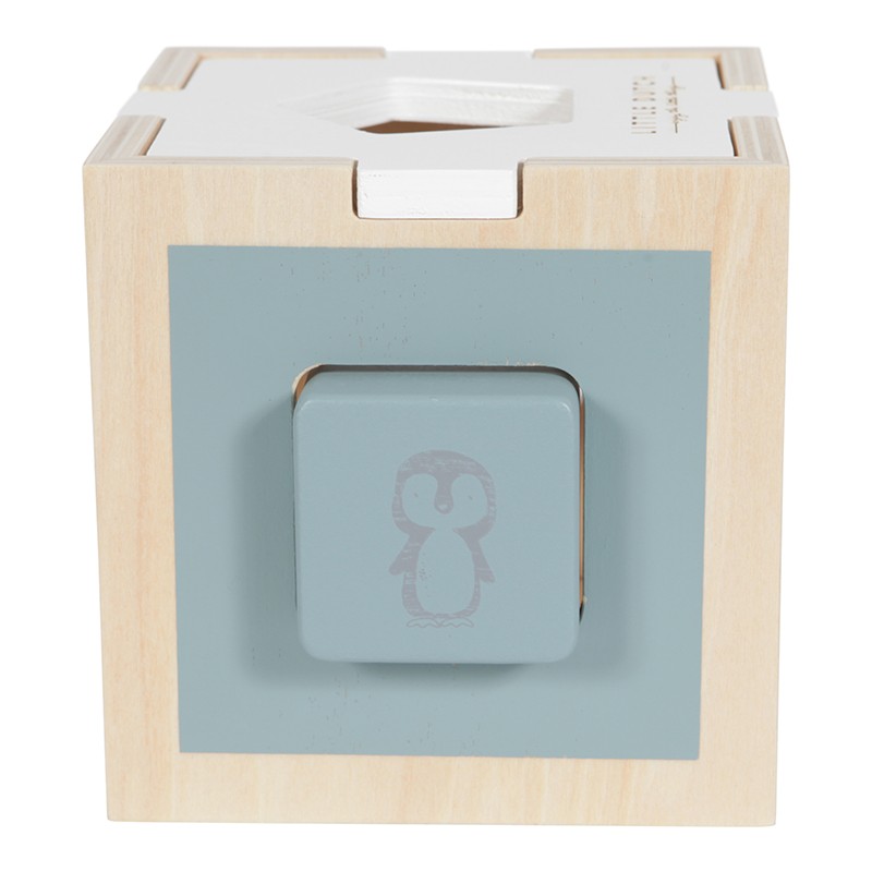 Little Dutch Sorter Kształtów Zoo Błękit 12m+