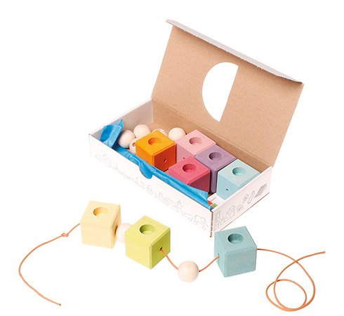 Grimm's Drewniane Urodzinowe Kostki - Dekoracja 1+