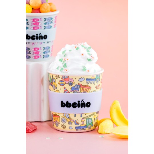 BBCino Zestaw Przedszkolny Dig It Kubek 240 ml + Pojemnik na przekąski 220 ml