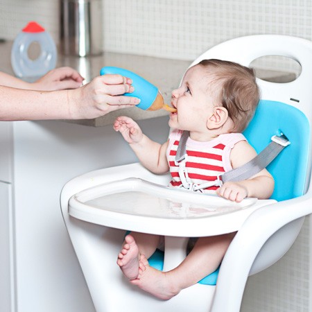 Boon Łyżeczka do karmienia niebieska PS6830 4m+