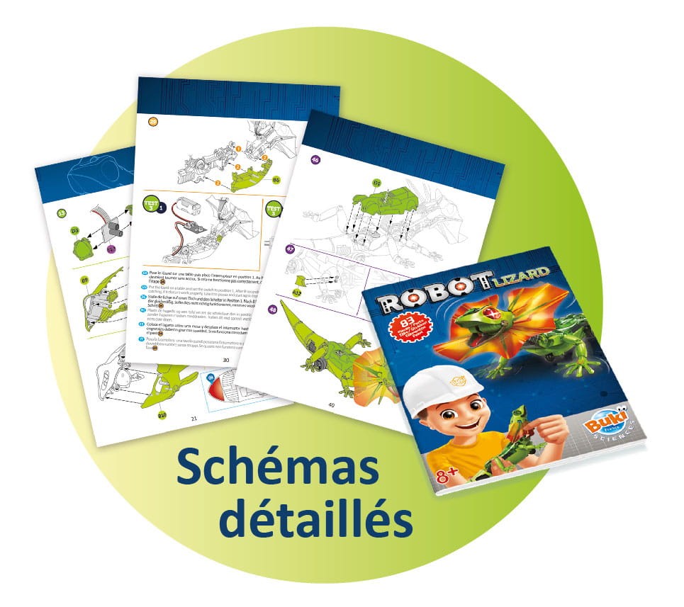 Buki Robot Jaszczurka DIY Zestaw +8 lat