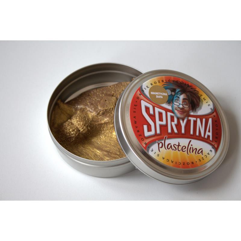Sprytna Plastelina Metaliczna Złota - 80g 3+