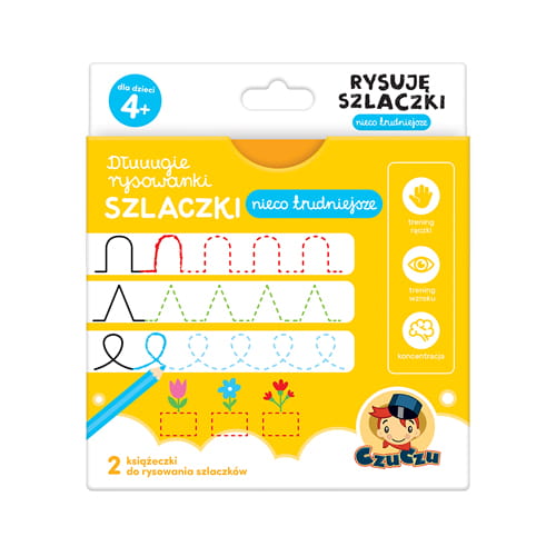 Czuczu Dłuuugie rysowanki: rysuję szlaczki 4+