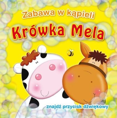 Zabawa w kąpieli Krówka Mela - Interaktywna książeczka 0+