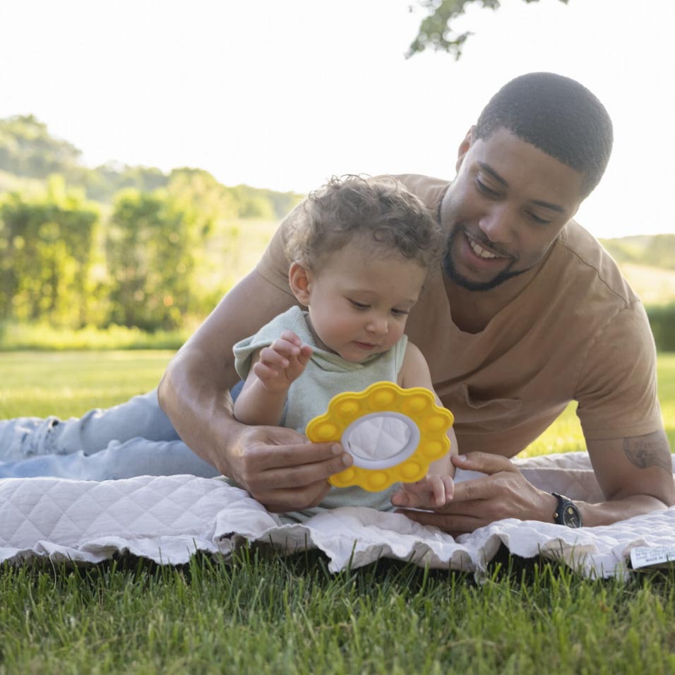 Fat Brain Toy, Bąbelki Dimpl Słoneczko i Chmurka