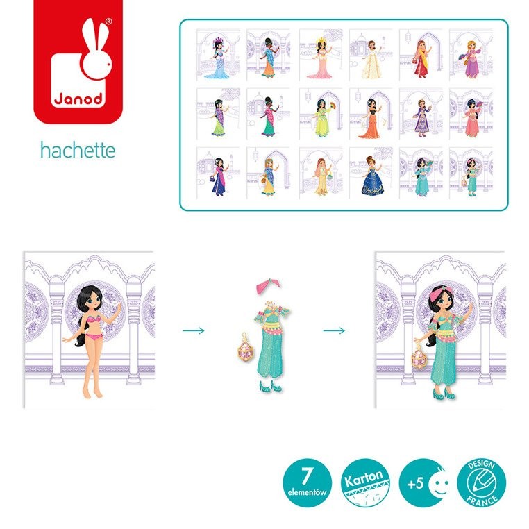 Janod Zeszyt Kreatywny Pokaz Mody Szeherezada 6+