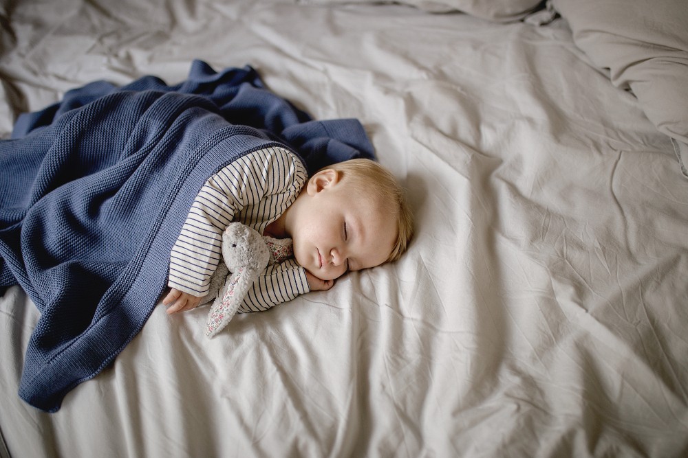 My Memi Kocyk Bambusowy 80x100 Denim Certyfikat OEKO-TEX 1+