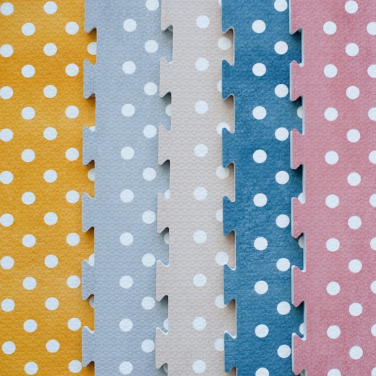 Toddlekind Mata Piankowa Puzzle Earth Marine Blue 0+ | Fabryka Wafelków