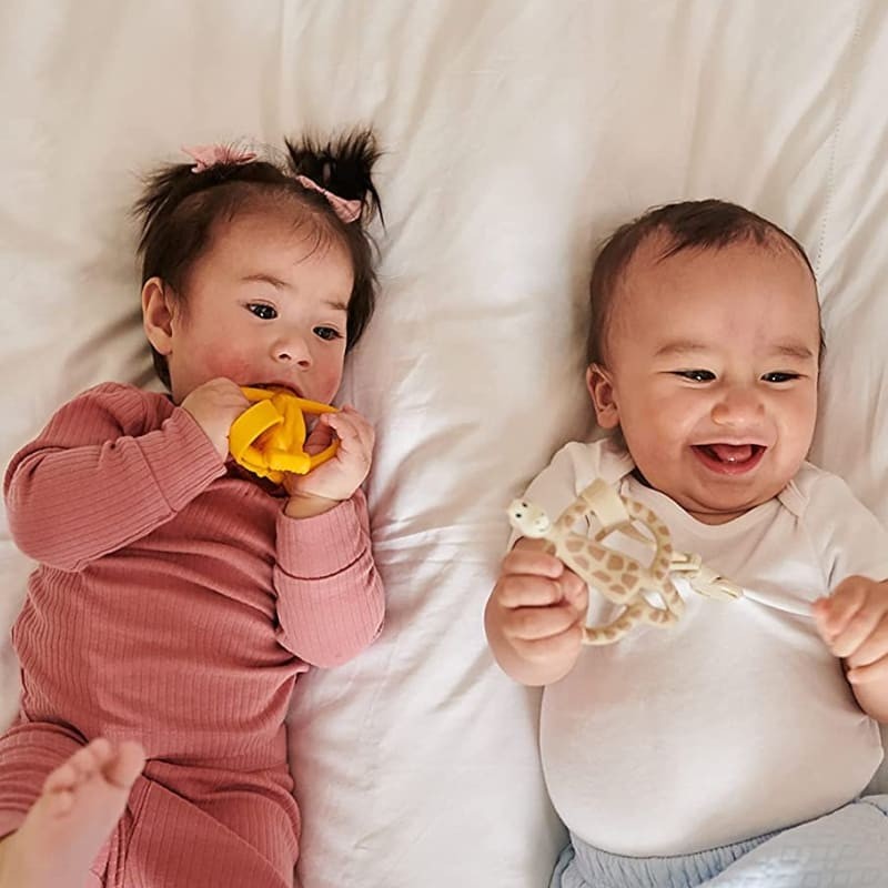 Matchstick Monkey, 2 zawieszki silikonowe MULTI Lion & Giraffe