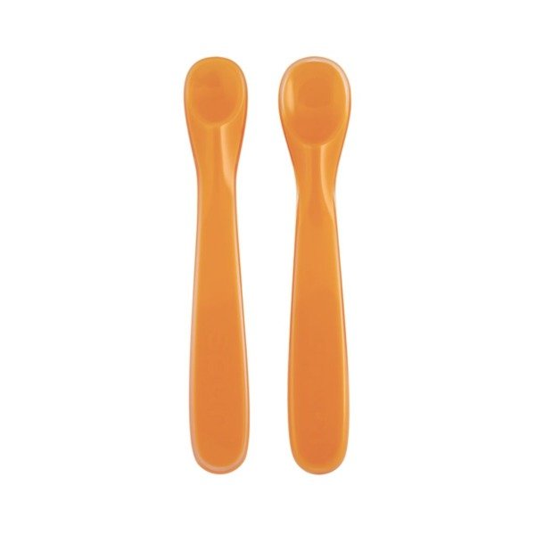 Spuni Łyżeczki do karmienia Poziom 2 6m+ Oops! Orange / Bouncing Blue