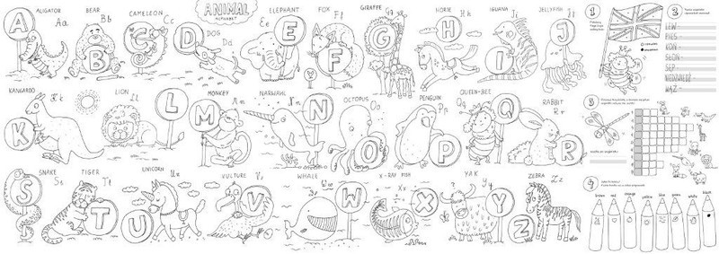 Arkusze edukacyjne My First ABC - nauka angielskiego 3+