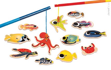 Janod, zestaw do łowienia magnetyczny Ocean,