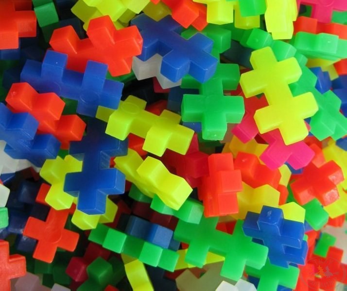 Plus-Plus Mini 360 NEON SMOK Klocki Konstrukcyjne 5+