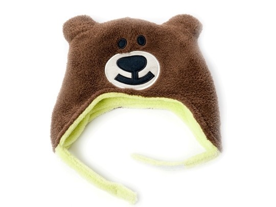 FlapJack Czapka Zimowa Dwustronna Żabka/Miś 6m-3l