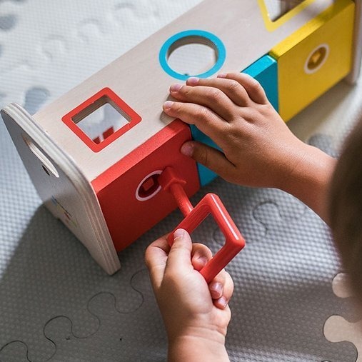 Janod Drewniany Sorter z Kluczykami Essentiel 18m+