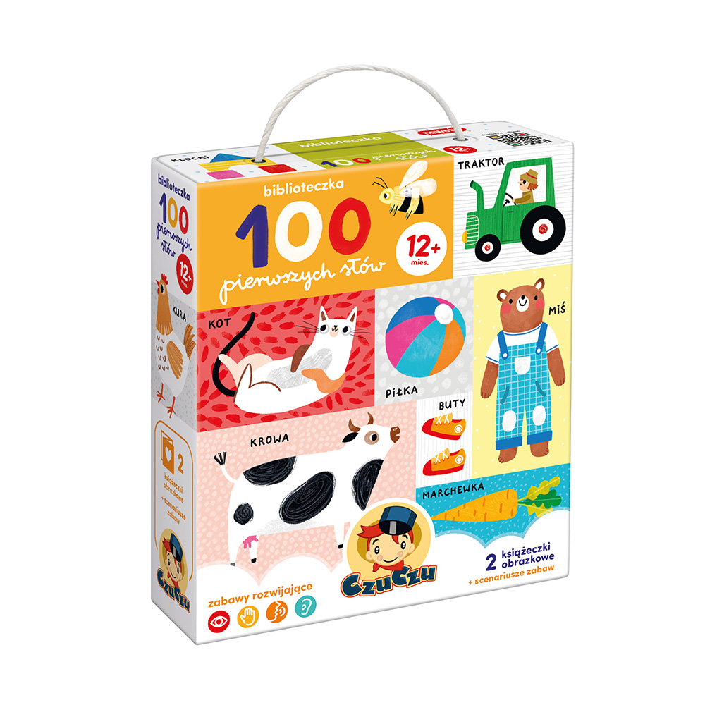Czuczu Biblioteczka 100 pierwszych słów Edukacyjna 0+