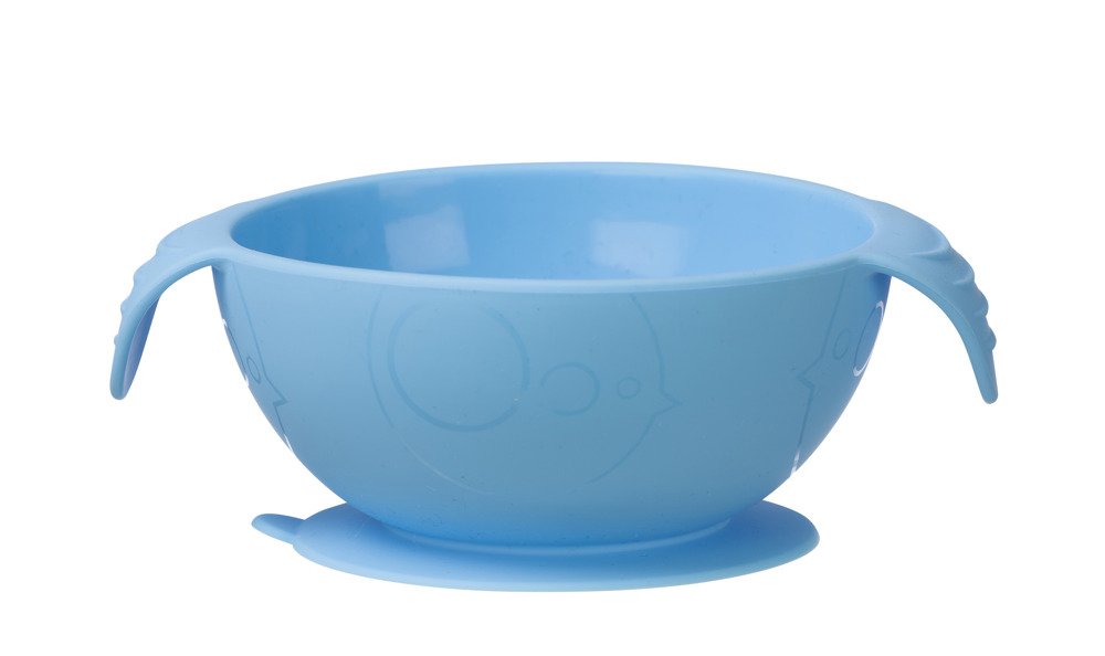 B.Box Silikonowa miseczka z przyssawką i łyżeczką 6m+