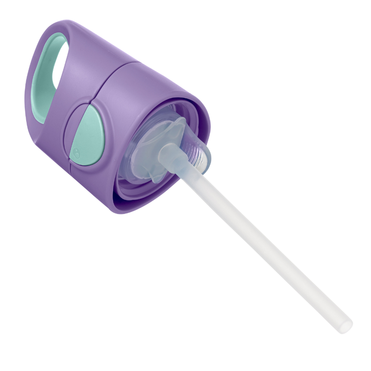 B.Box Butelka Tritanowa ze Słomką 450ml Lilac Pop 18m+