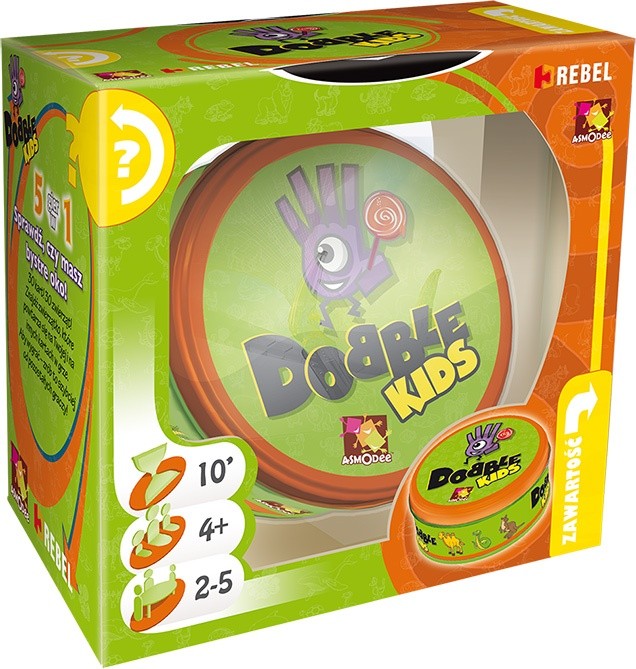 Gra Dobble Kids Szybkie Dopasowywanie Symboli 4+