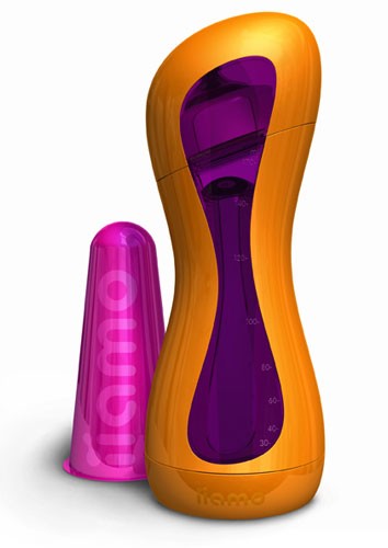 iiamo go Samopodgrzewająca się butelka pomarańczowo-purpurowa 0+