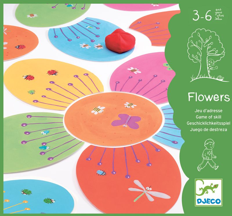 Djeco Gra Kwiaty - Zręcznościowa 3+