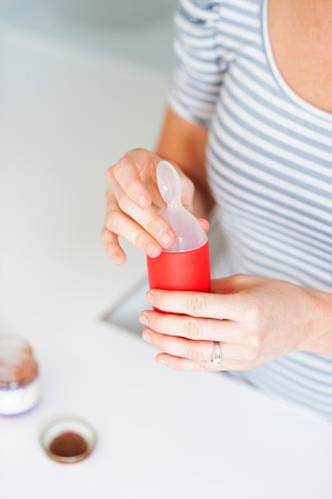 Boon Łyżeczka do karmienia niebieska PS6830 4m+